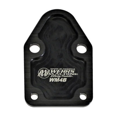 WEHRS MACHINE FUEL PUMP BLOCK OFF PLATE - WMP-WM4B