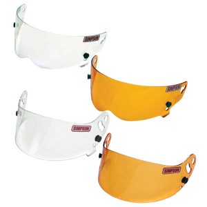 SIMPSON RACING PRODUCTS HELMET SHIELDS - FOR SA2005 SIMPSON HELMETS