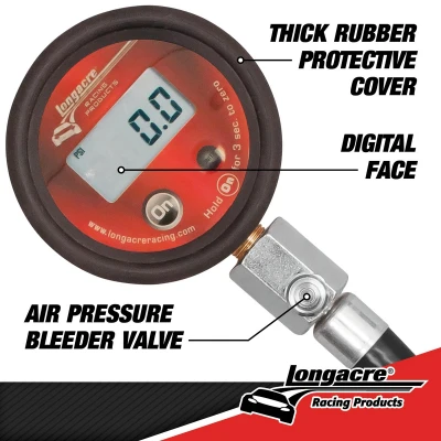 LONGACRE STANDARD DIGITAL AIR GAUGE - LON-52-53036