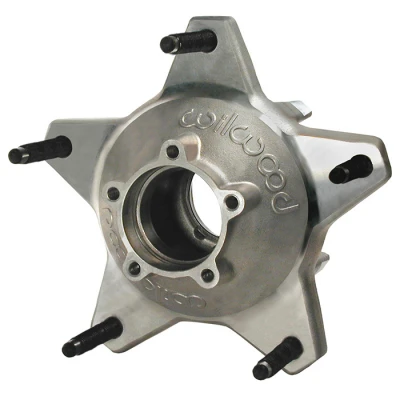 WILWOOD WIDE-5 STARLITE 55 REAR HUB - ALUMINUM FINISH; LONG STUD - WIL-270-6513LS