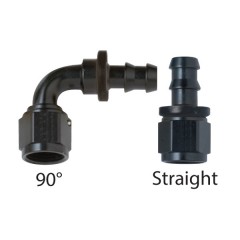 AN REDUCER PUSH-ON HOSE END FITTINGS