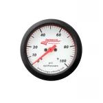 LONGACRE SPORTSMAN ELITE OIL PRESSURE GAUGE - 2-5/8"; 0-100 PSI - LON-52-46900