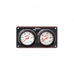 LONGACRE SPORTSMAN ELITE 2 GAUGE PANEL - OIL PRESSURE, WATER TEMP