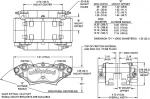 WILWOOD NARROW DYNALITE RADIAL MOUNT BRAKE CALIPER - WIL-120-13406SI