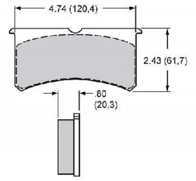 WILWOOD FORGED SUPERLITE BRAKE PADS - WIL-15A-5938K