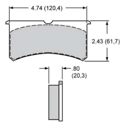 WILWOOD FORGED SUPERLITE BRAKE PADS - WIL-150-12244K