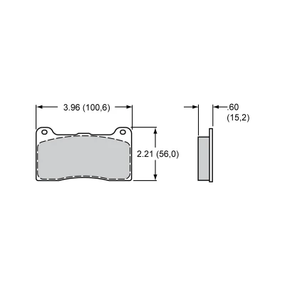 WILWOOD HIGH PERFORMANCE RACING BRAKE PADS - WIL-150-28-7816K