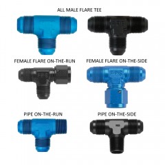 AN FLARE TEE FITTINGS