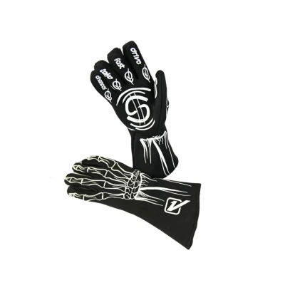 VELOCITA SKELETON RACING GLOVES - SFI-1 - VEL-GLOVES-SK