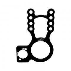 KING RACING PRODUCTS STEERING GEAR LOCATOR AND FUEL SHUT OFF MOUNT