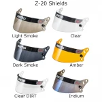 ZAMP Z-20 SERIES HELMET SHIELDS - ZAM-Z20-SHIELDS