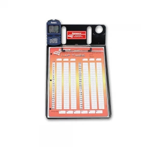 LONGACRE RACING 1 CAR STOP WATCH CLIPBOARD W/ ROBIC SC 606W