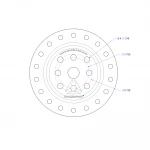 RACE-FAN REPLACEMENT FAN HUB - KRC-RFHUB