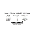 GORSUCH D154 GM METRIC BRAKE PADS - GPS-PB-04016