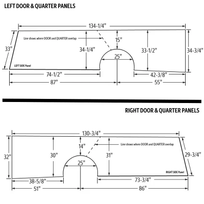 MD3 MODIFIED PLASTIC BODY PANEL KIT - MD3-M21160-KIT