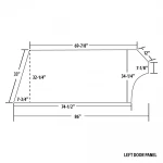 MD3 MODIFIED PLASTIC BODY PANEL - MD3-M22150L