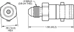 WILWOOD NO-BLEED QUICK DISCONNECT FITTING - WIL-260-16769