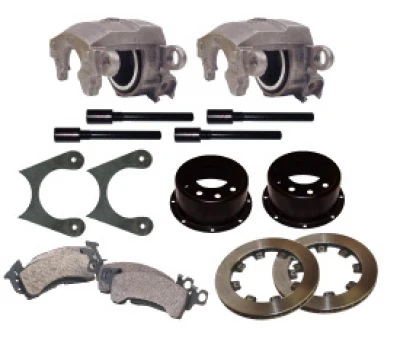 PRO-TEK DELUXE GM METRIC REAR DISC BRAKE KIT - BK-0003