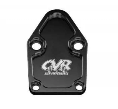 CVR BILLET FUEL PUMP BLOCK OFF PLATE - CVR-BOP63BK