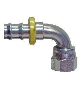 STEEL PUSH-ON HOSE END FUEL FITTING