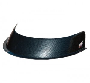 MD3 MOLDED PLASTIC AIR DEFLECTORS - 3"; CARBON FIBER GRAPHIC