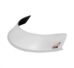 MD3 MOLDED PLASTIC AIR DEFLECTORS - 5"; WHITE