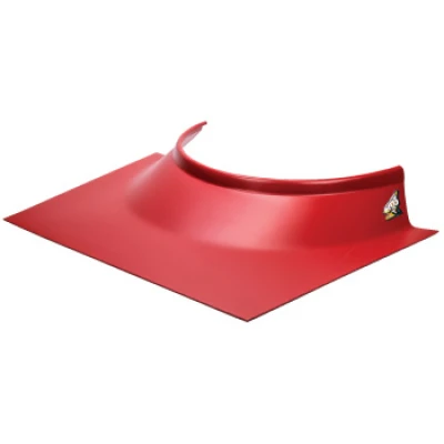 MD3 COCKPIT DEFLECTOR - 3.5"; RED - NO-040-4106R