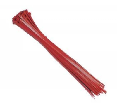 PRO-TEK PLASTIC TIES - PT-0100-RED