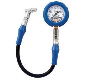 QUICKCAR WHITE FACE TIRE GAUGE