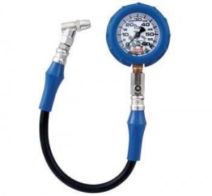 QUICKCAR WHITE FACE TIRE GAUGE