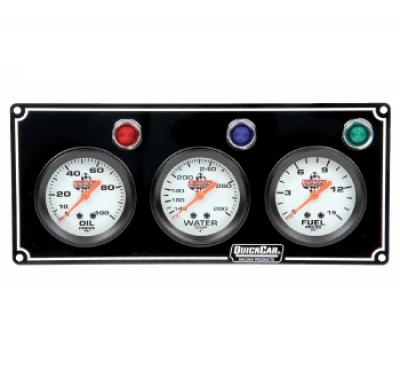 QUICKCAR STANDARD 3-GAUGE PANEL - QCP-61-6712