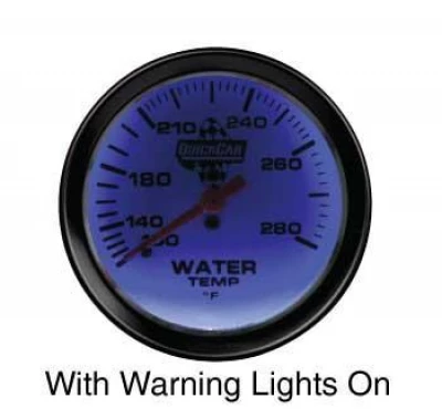 QUICKCAR EXTREME WATER TEMP GAUGE - QCP-611-7006