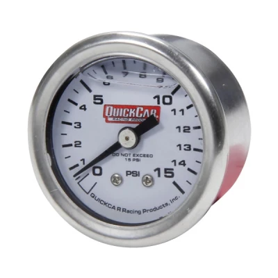 QUICKCAR MINI FUEL PRESSURE GAUGE - QCP-611-9015