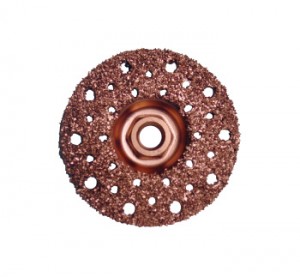 PRO-TEK TIRE GRINDING DISK - 4"; 24 GRIT; WITH NUT