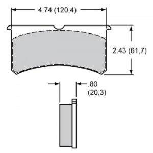 WILWOOD FORGED SUPERLITE BRAKE PADS