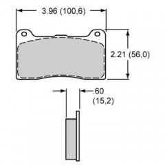 WILWOOD NDL/NDP BRAKE PADS