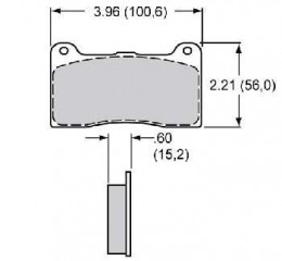 WILWOOD NARROW DYNAPRO/DYNALITE PADS