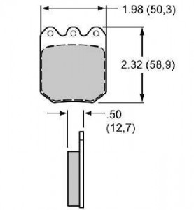 WILWOOD HIGH PERFORMANCE RACING BRAKE PADS