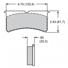 WILWOOD FORGED SUPERLITE BRAKE PADS